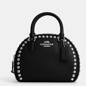 Coach Sydney Satchel With Rivets